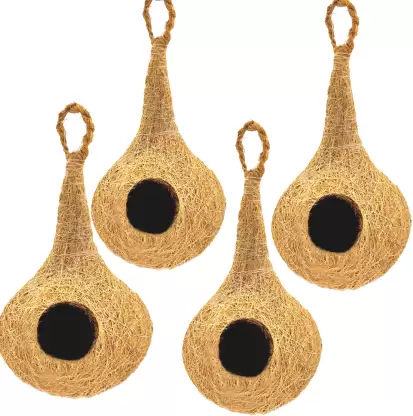 12 natural bird nest with hanging hooks u can place anywhere original