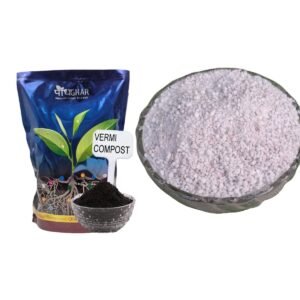 "Podhghar’s Perlite and Vermicompost Mix for enhanced soil quality, ideal for faster plant growth and stronger root development in pots, containers, and garden beds."
