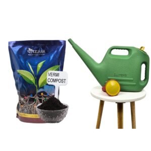 Premium Vermicompost (5kg) + Durable Watercan (5L) – The Perfect Gardening Combo! podhghar