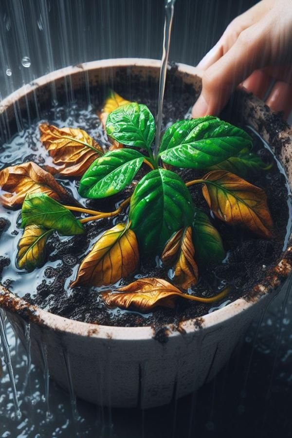 Drowning Danger Recognizing Signs of Overwatering in Plants